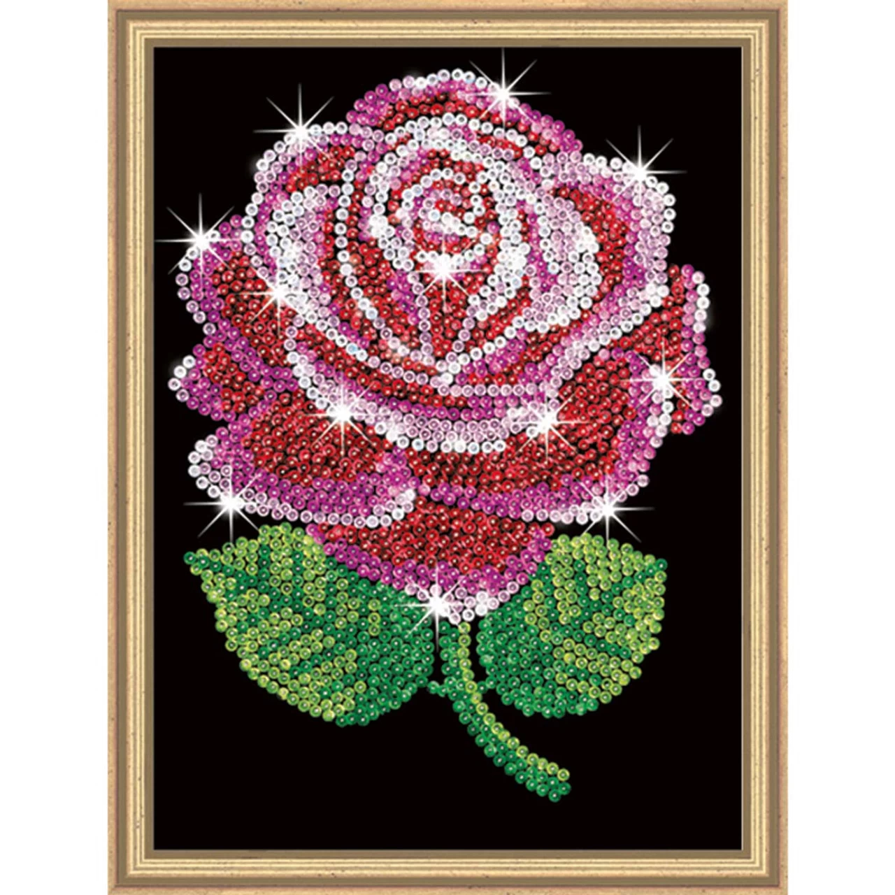 KSG Crafts Red Rose Sequin Kit 3 KSG Crafts Red Rose Sequin Kit