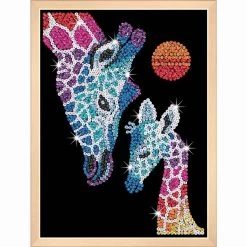KSG Crafts Giraffe & Calf Sequin Kit