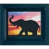PixelHobby Elephant Silhouette Mosaic Art Kit 2 PixelHobby Elephant Silhouette Mosaic Art Kit -Handicraft Shop 043204 61090.1693398116