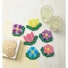 Herrschners Flower Blossoms Coasters Pony Bead Kit 2 Herrschners Flower Blossoms Coasters Pony Bead Kit -Handicraft Shop 043558 90316.1693398277