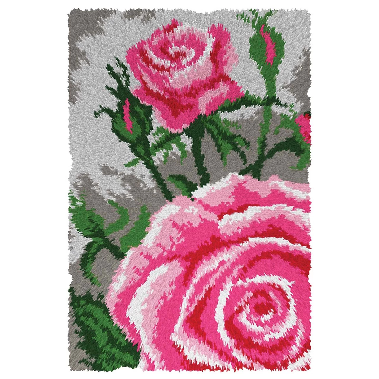 Orchidea Roses Latch Hook Rug Kit 3 Orchidea Roses Latch Hook Rug Kit