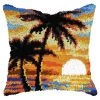 Orchidea Sunset Pillow Cover Latch Hook Kit 1 Orchidea Sunset Pillow Cover Latch Hook Kit -Handicraft Shop 130253 15040.1693410959