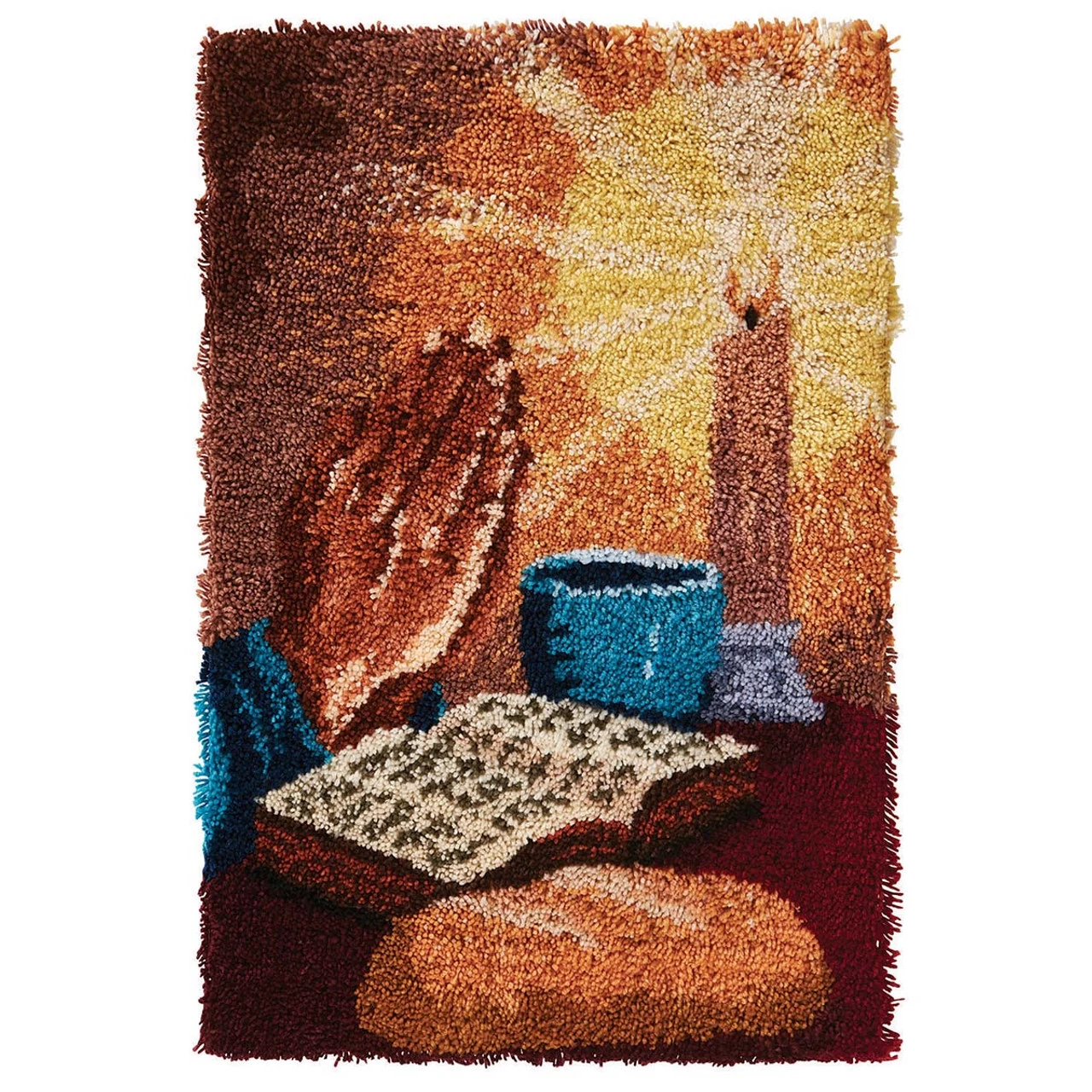 Herrschners Praying Hands Latch Hook Kit 3 Herrschners Praying Hands Latch Hook Kit