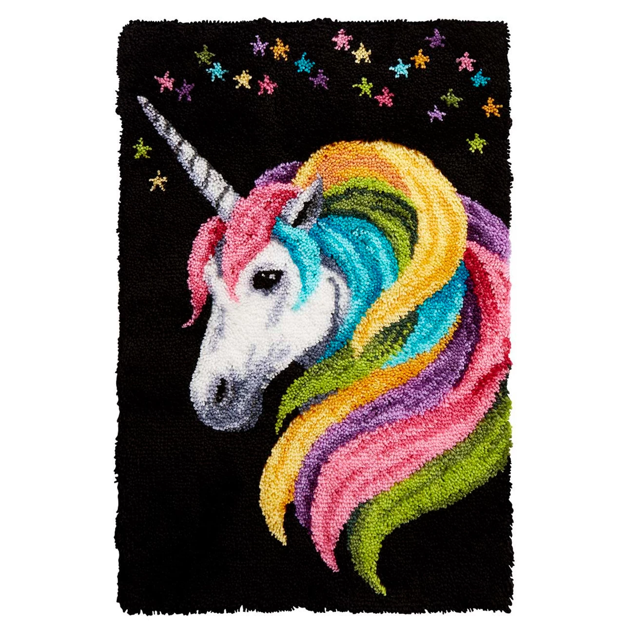 Herrschners Rainbow Unicorn Latch Hook Kit 3 Herrschners Rainbow Unicorn Latch Hook Kit