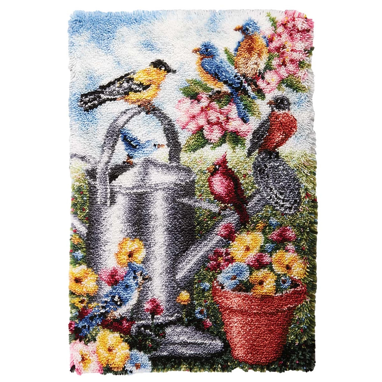 Herrschners In My Garden Latch Hook Kit 3 Herrschners In My Garden Latch Hook Kit