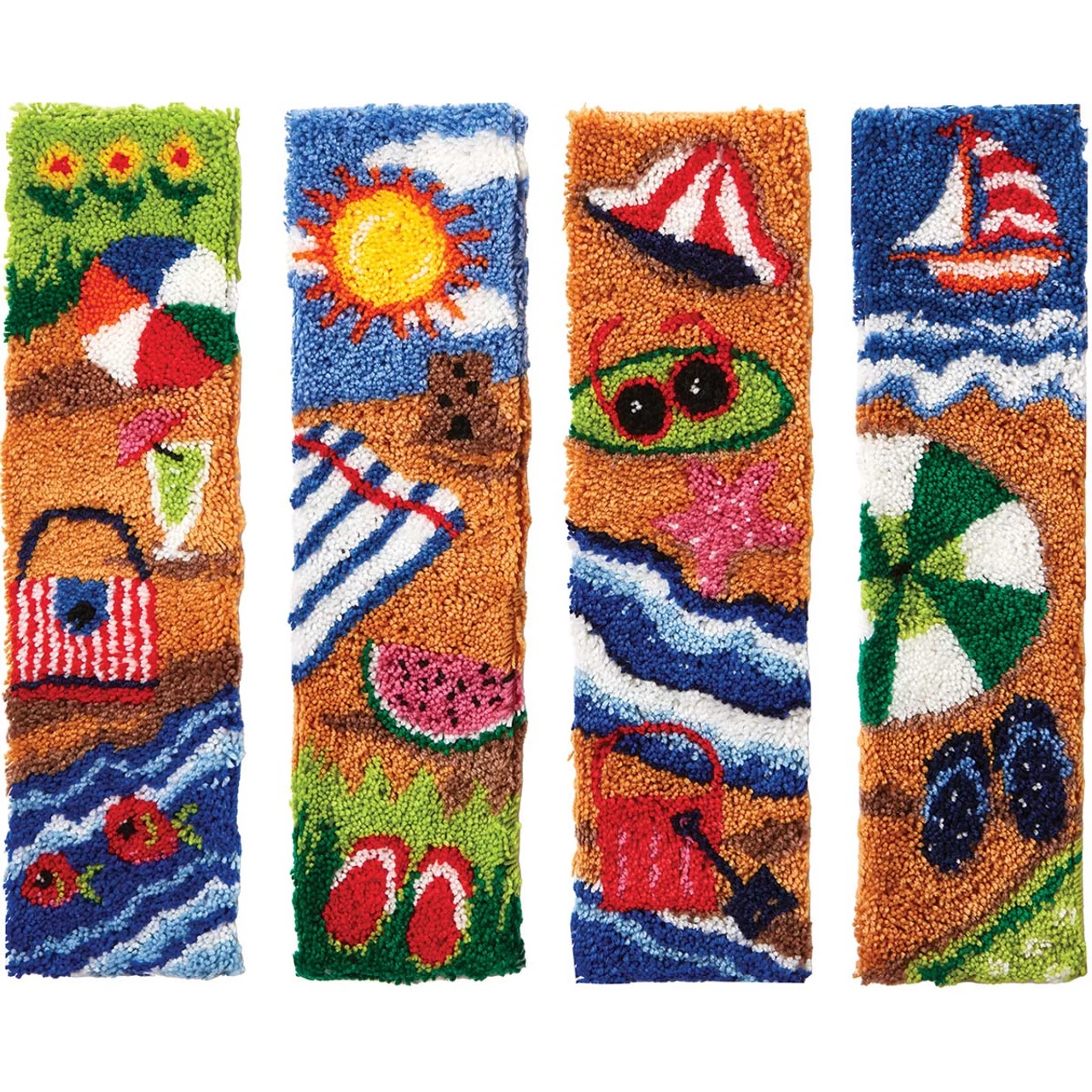 Herrschners Day At The Beach Latch Hook Kit 3 Herrschners Day At The Beach Latch Hook Kit