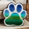 Herrschners Cool Tones Colorsplash Paw Print Latch Hook Kit 1 Herrschners Cool Tones Colorsplash Paw Print Latch Hook Kit -Handicraft Shop 132217 93865.1696276045