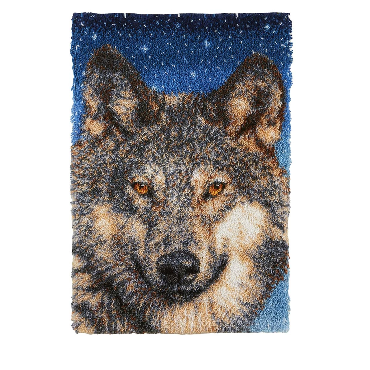 Herrschners Twilight Wolf Latch Hook Kit 3 Herrschners Twilight Wolf Latch Hook Kit