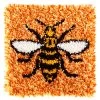 Leisure Arts Bee Pillow Latch Hook Kit -Handicraft Shop 136384 59185.1693412533