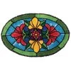 Herrschners Stained Glass Blossoms Latch Hook Kit 2 Herrschners Stained Glass Blossoms Latch Hook Kit -Handicraft Shop 138412 04751.1693412842