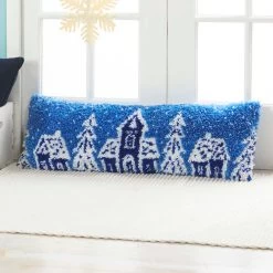 Herrschners Snow Village Draft Dodger Latch Hook Kit