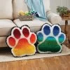 Herrschners Colrsplash PawPrint Pillows, Set Of 2 Latch Hook Kit 2 Herrschners Colrsplash PawPrint Pillows, Set Of 2 Latch Hook Kit -Handicraft Shop 139216 26799.1693413197