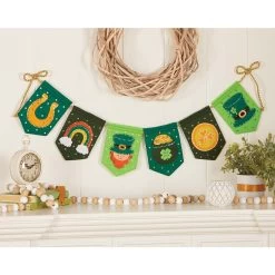 Felt Street Luck Of The Irish Banner Felt & Sequin Kit