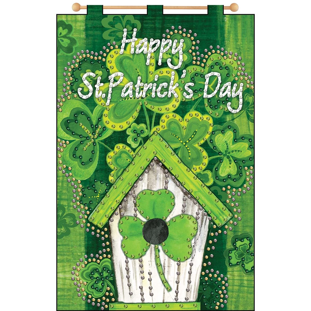 Design Works St. Patrick's Day-March Banner Felt & Sequin Kit 3 Design Works St. Patrick's Day-March Banner Felt & Sequin Kit