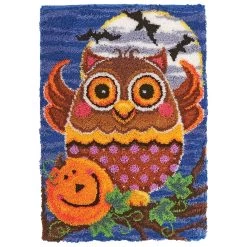 Herrschners Halloween Hoots Latch Hook Kit