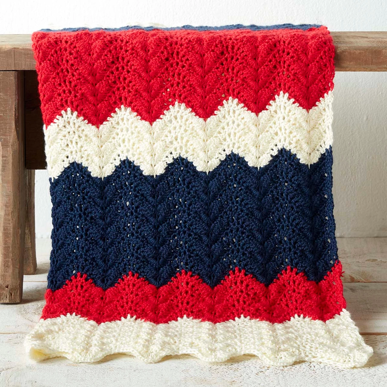 Caron Summer Ripple Blanket Crochet Kit 3 Caron Summer Ripple Blanket Crochet Kit