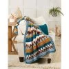 Herrschners Mountain Silhouette Throw Crochet Yarn Kit