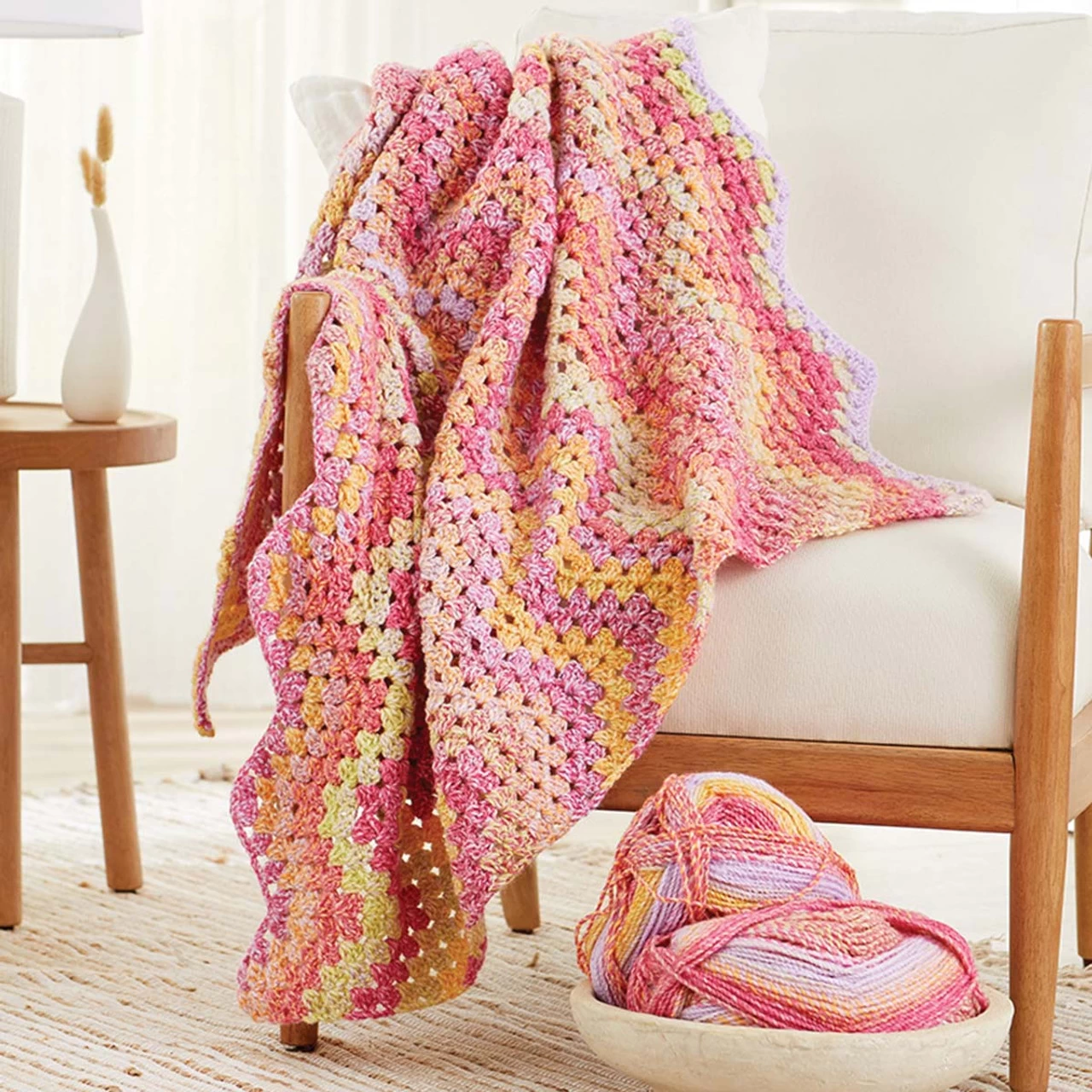 Premier® Premier Granny Chevron Throw Crochet Kit 3 Premier® Premier Granny Chevron Throw Crochet Kit