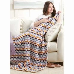 Herrschners Daphne Throw Crochet Kit