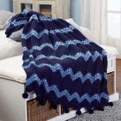 Herrschners Blue Ridge Crochet Afghan Kit