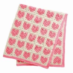 Red Heart Piece Of My Heart Blanket Crochet Kit