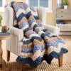 Herrschners River Ridge Afghan Crochet Kit 1 Herrschners River Ridge Afghan Crochet Kit -Handicraft Shop 206244 87033.1693428551