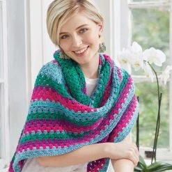 Premier® Premier Easy Granny Stitch Shawl Yarn Kit