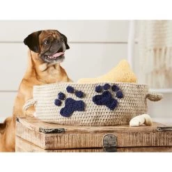 Herrschners Doggy Toy Basket Crochet Kit