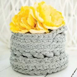 Lion Brand Surna Basket Crochet Yarn Kit