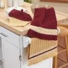 Village Yarn Autumn Towels & Acorn Dishcloth Set 1 Village Yarn Autumn Towels & Acorn Dishcloth Set -Handicraft Shop 235615 00293.1693431549