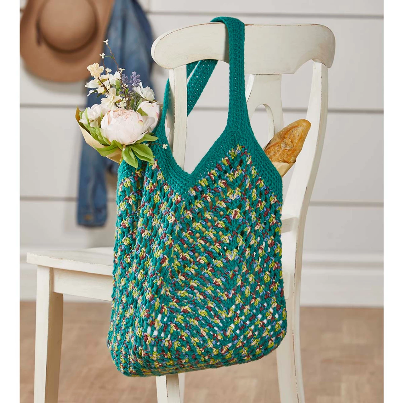 Herrschners Monet Ripple Tote Crochet Kit 3 Herrschners Monet Ripple Tote Crochet Kit