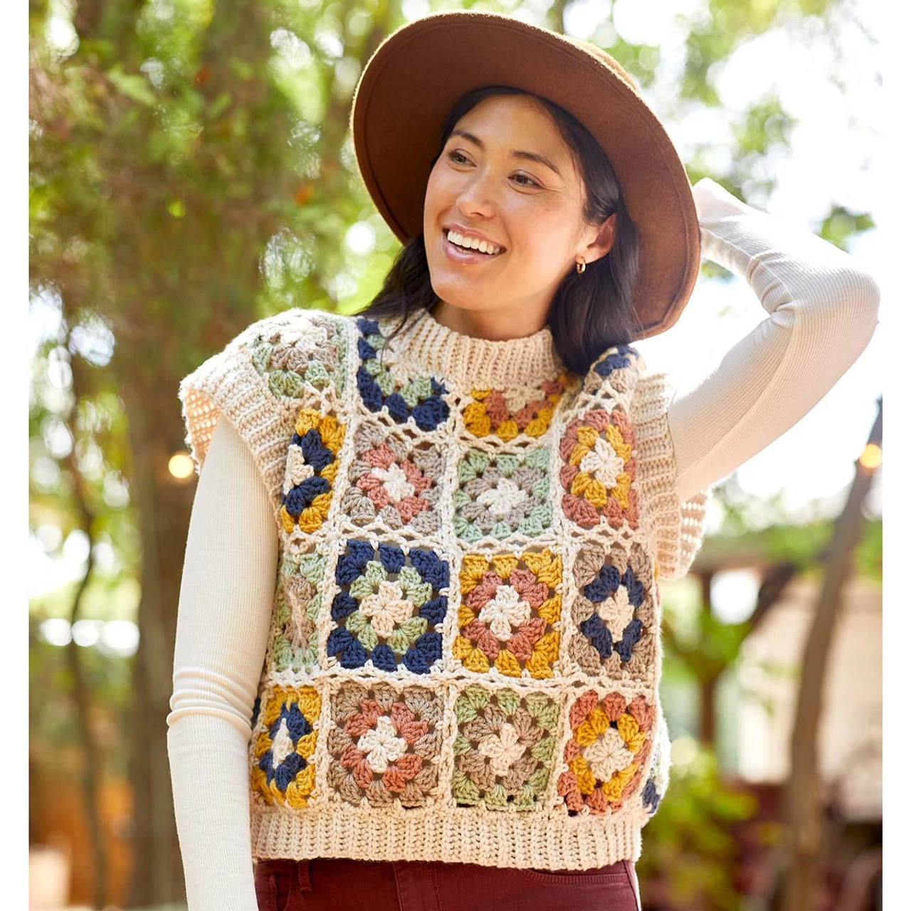 Premier® Premier Granny Square Vest Crochet Kit 3 Premier® Premier Granny Square Vest Crochet Kit