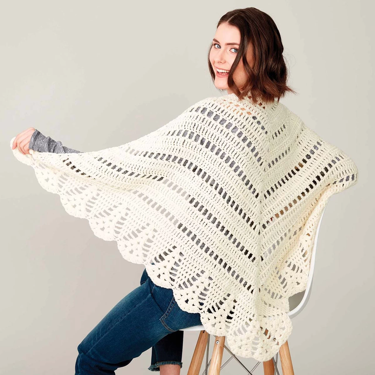 Caron Prayer Shawl Crochet Kit 3 Caron Prayer Shawl Crochet Kit