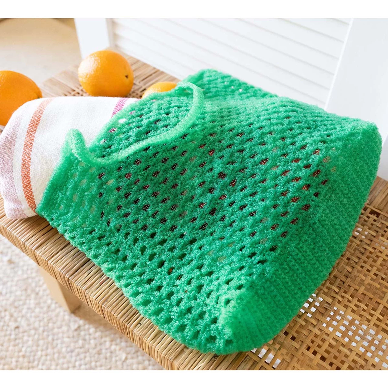 Lion Brand Mesh Market Bag Crochet Kit 3 Lion Brand Mesh Market Bag Crochet Kit