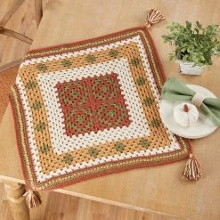 Herrschners Maple Delight Table Topper Crochet Kit