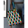 Herrschners Neon Checkers Tote Crochet Kit 1 Herrschners Neon Checkers Tote Crochet Kit -Handicraft Shop 236328 10612.1694642924