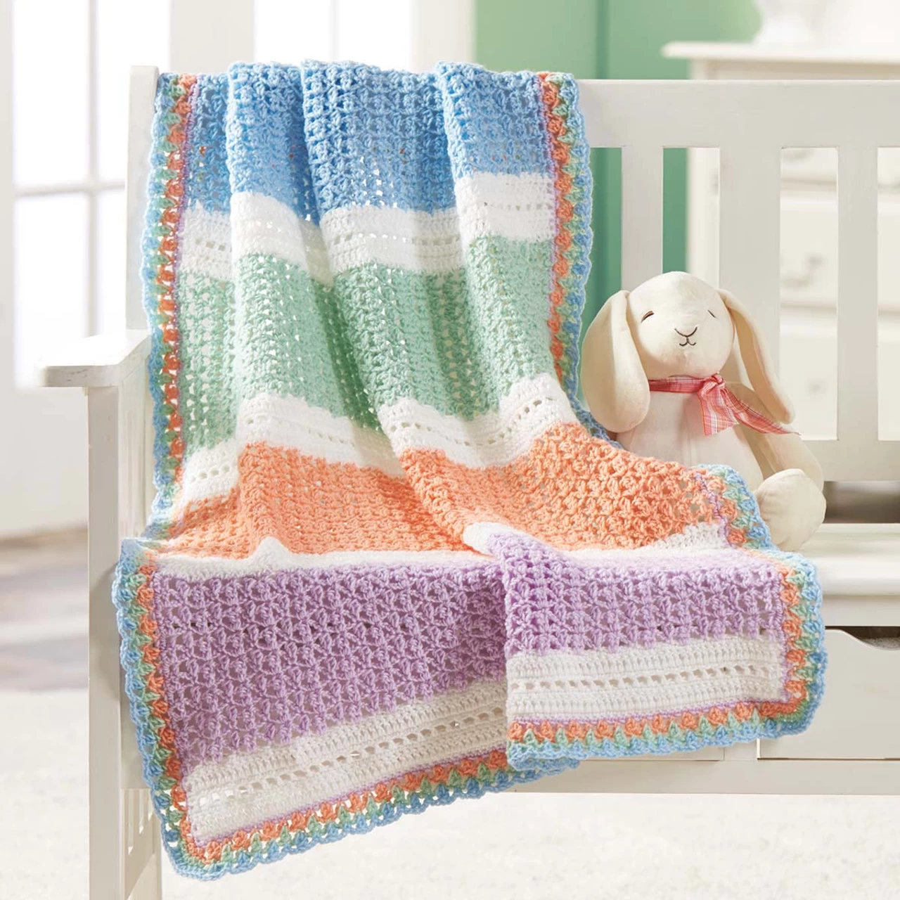 Herrschners Lollipops Baby Blanket Crochet Kit 3 Herrschners Lollipops Baby Blanket Crochet Kit