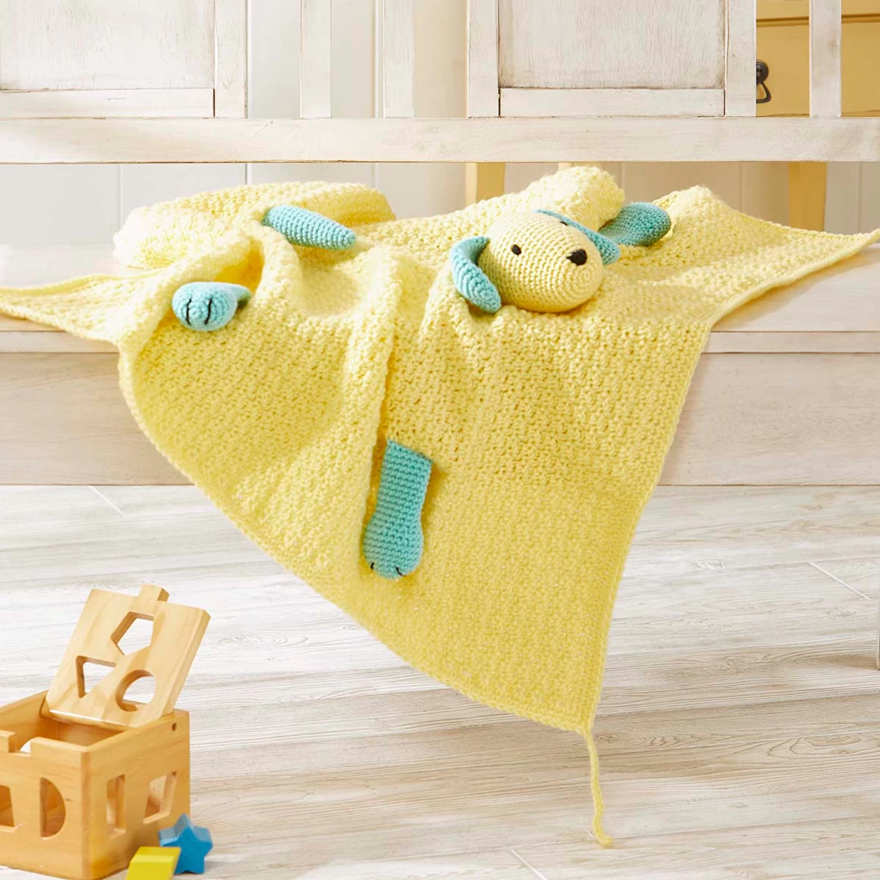 Herrschners Puppy Friend Blanket Crochet Kit 4 Herrschners Puppy Friend Blanket Crochet Kit - Image 2