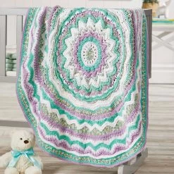 Herrschners Bewildered Baby Blanket Crochet Kit