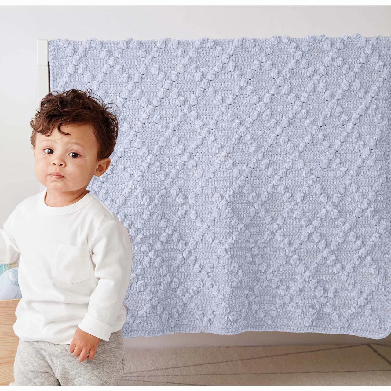 Bernat Diamond Bobble Blanket Crochet Kit 3 Bernat Diamond Bobble Blanket Crochet Kit