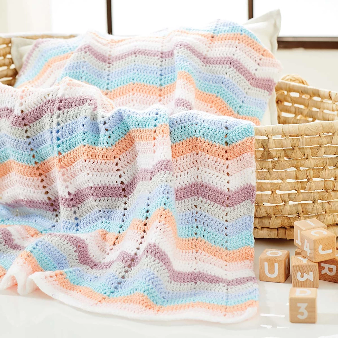 Premier® Premier Crochet Chevrons Baby Blanket Crochet Kit 3 Premier® Premier Crochet Chevrons Baby Blanket Crochet Kit
