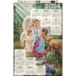 Design Works Forest Angels Calenday Felt & Sequin Kit