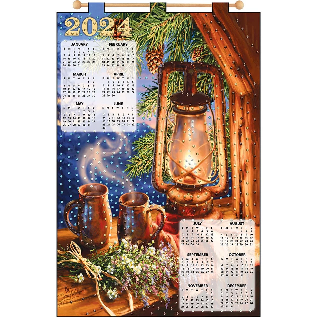 Design Works Lantern Calendar Felt & Sequin Kit 3 Design Works Lantern Calendar Felt & Sequin Kit