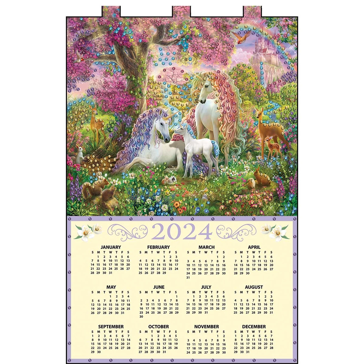 Design Works Fantastic Unicorns Calendar Felt & Sequin Kit 3 Design Works Fantastic Unicorns Calendar Felt & Sequin Kit