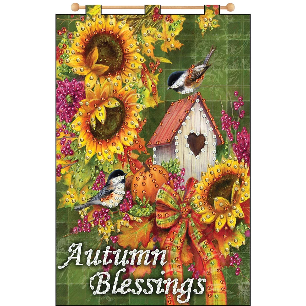 Design Works Harvest-September Banner Felt & Sequin Kit 3 Design Works Harvest-September Banner Felt & Sequin Kit
