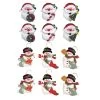 Design Works Santas & Snowmen Felt & Sequin Kit -Handicraft Shop 500269 24963.1693456879