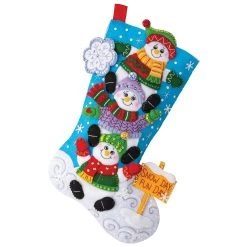 Bucilla Snow Much Fun Stocking Kit