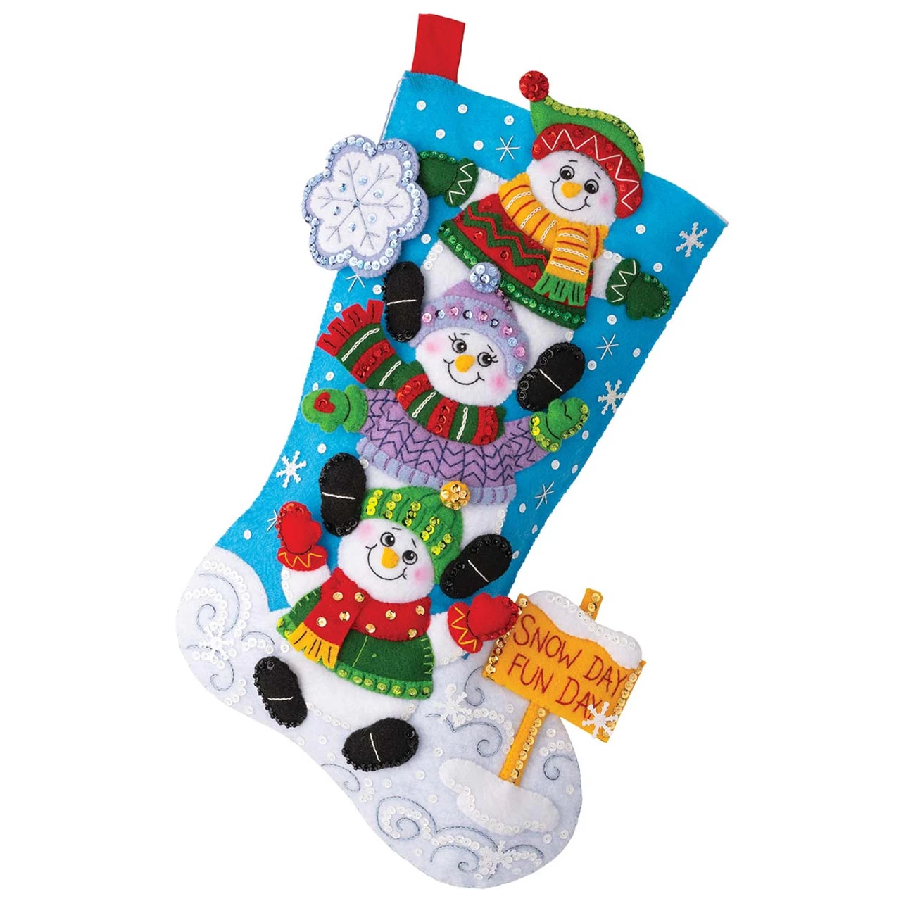 Bucilla Snow Much Fun Stocking Kit 3 Bucilla Snow Much Fun Stocking Kit