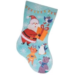 Herrschners Cute Santa Stocking Kit