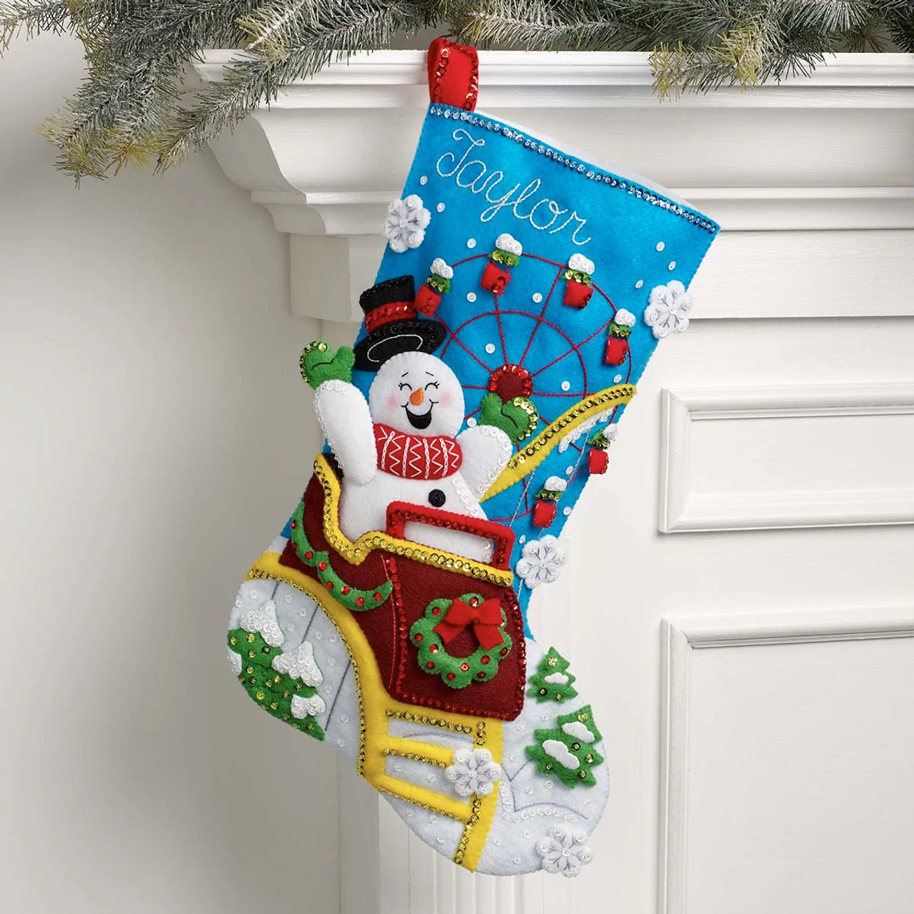 Bucilla Polar-Coaster Ride Stocking Kit 4 Bucilla Polar-Coaster Ride Stocking Kit - Image 2